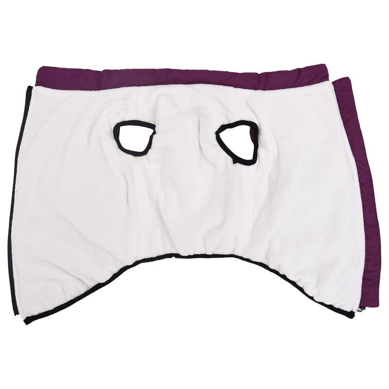 Load image into Gallery viewer, Vidaxl hondenjas met harnas paars 3xl fleece en polyester
