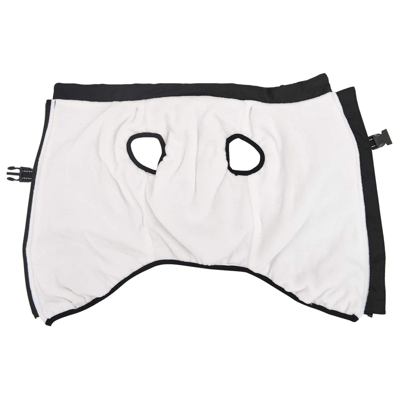 Load image into Gallery viewer, Vidaxl hondenjas met harnas zwart 5xl fleece en polyester
