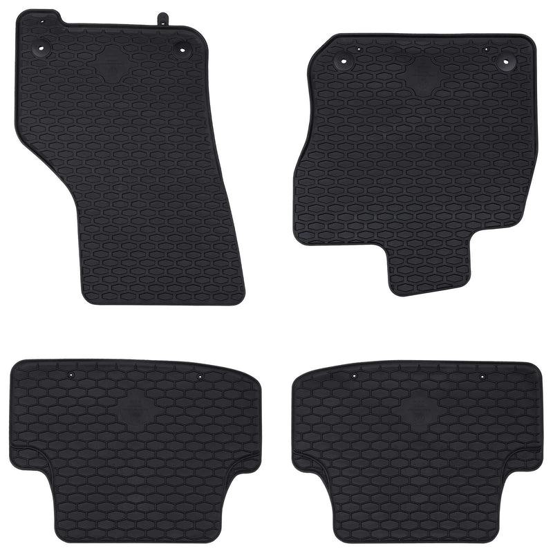 Load image into Gallery viewer, Vidaxl autobodemmat 4 pcs zwart vw golf viii mhev rubber
