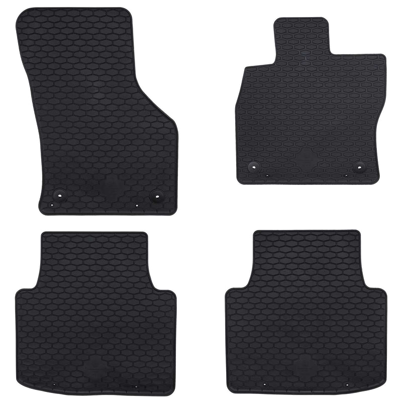Load image into Gallery viewer, Vidaxl autobodemmat 4 pcs zwart škoda superb iii iv rubber
