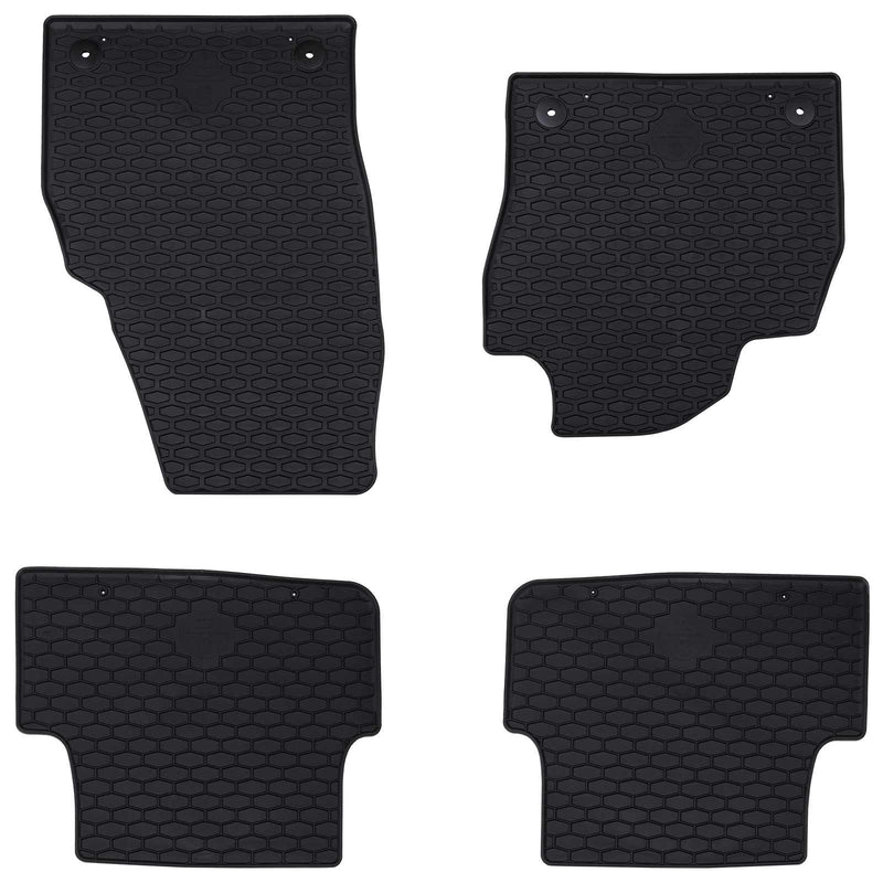 Load image into Gallery viewer, Vidaxl autobodemmat 4 pcs zwart vw polo , taigo rubber
