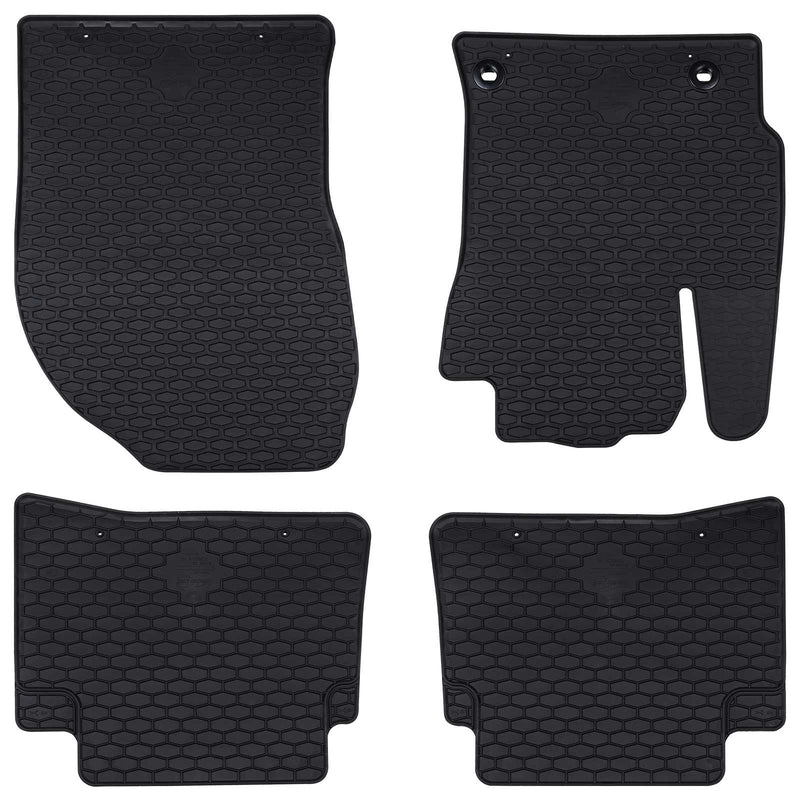 Load image into Gallery viewer, Vidaxl autobodemmat 4 pcs zwart rubber
