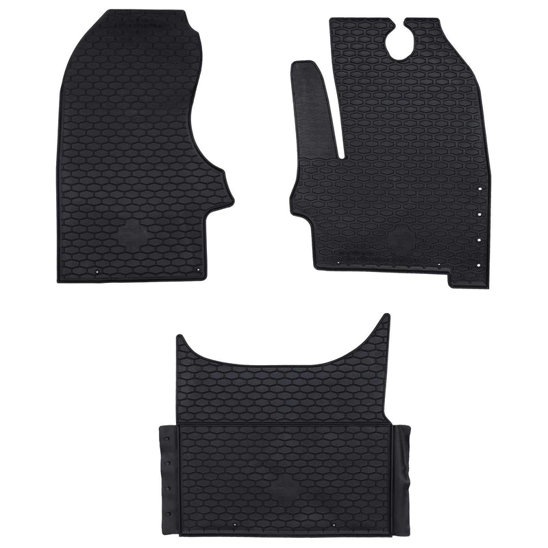 Load image into Gallery viewer, Vidaxl autobodemmat 3 pcs zwart iveco daily rubber
