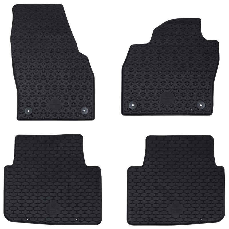 Load image into Gallery viewer, Vidaxl autobodemmat 4 pcs zwart kamiq , scala rubber

