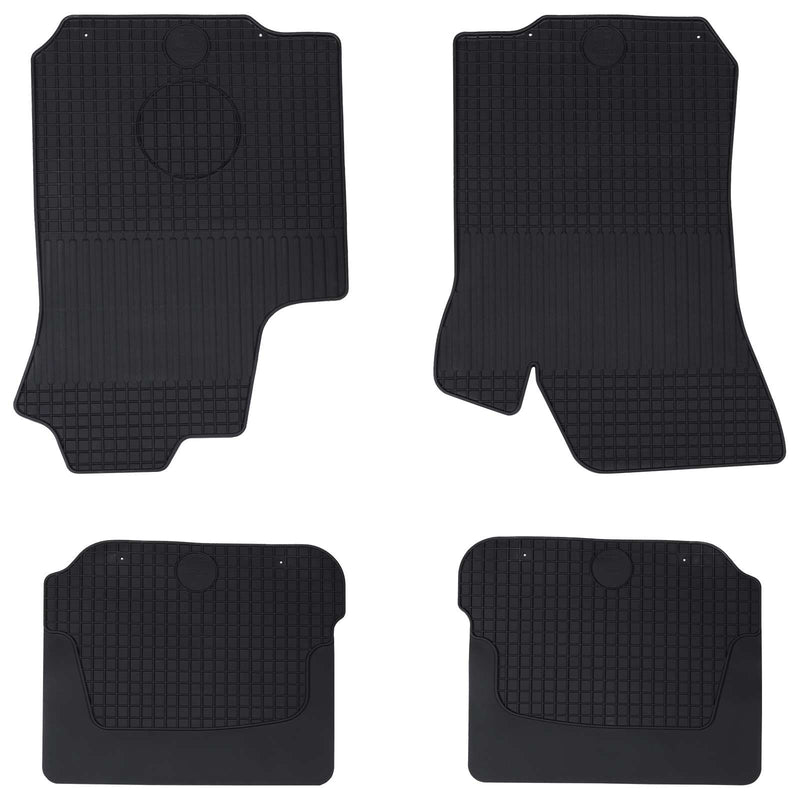Load image into Gallery viewer, Vidaxl autobodemmat 4 pcs zwart škoda octavia i 97-04 rubber
