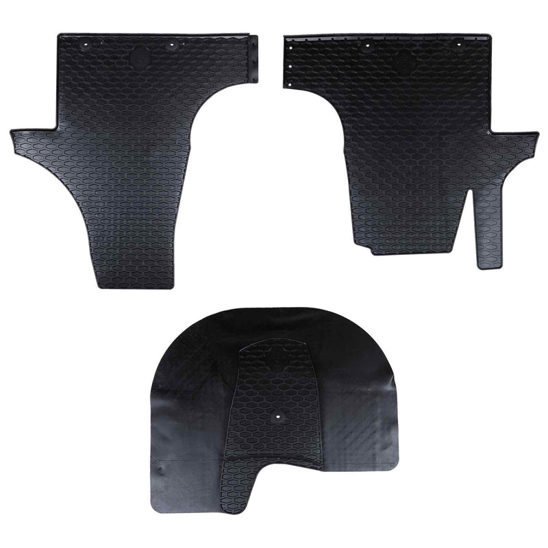 Load image into Gallery viewer, Vidaxl autobodemmat 3 pcs zwart vw t5 , t6 , voor multivan rubber
