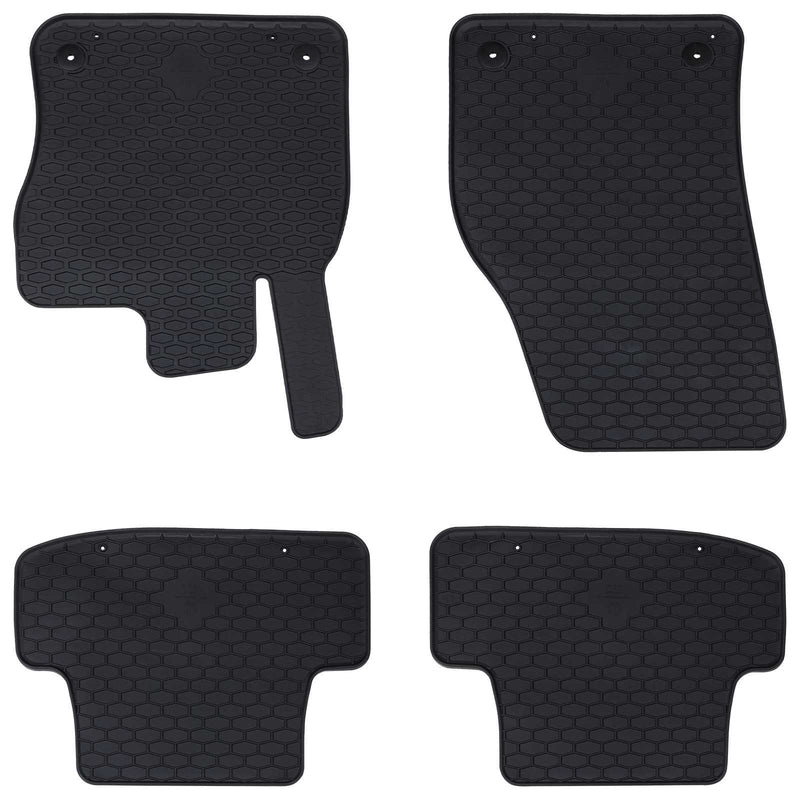 Load image into Gallery viewer, Vidaxl autobodemmat 4 pcs zwart geschikt voor audi q2 rubber
