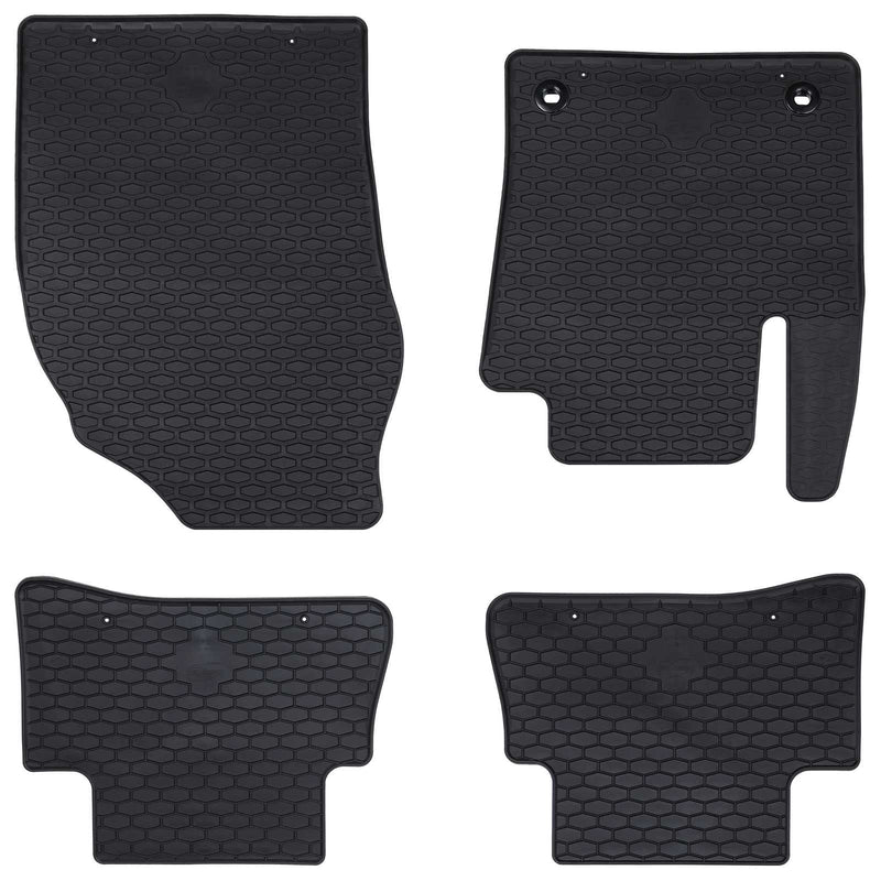 Load image into Gallery viewer, Vidaxl autobodemmat 4 pcs zwart geschikt voor toyota c-hr hybride tpe
