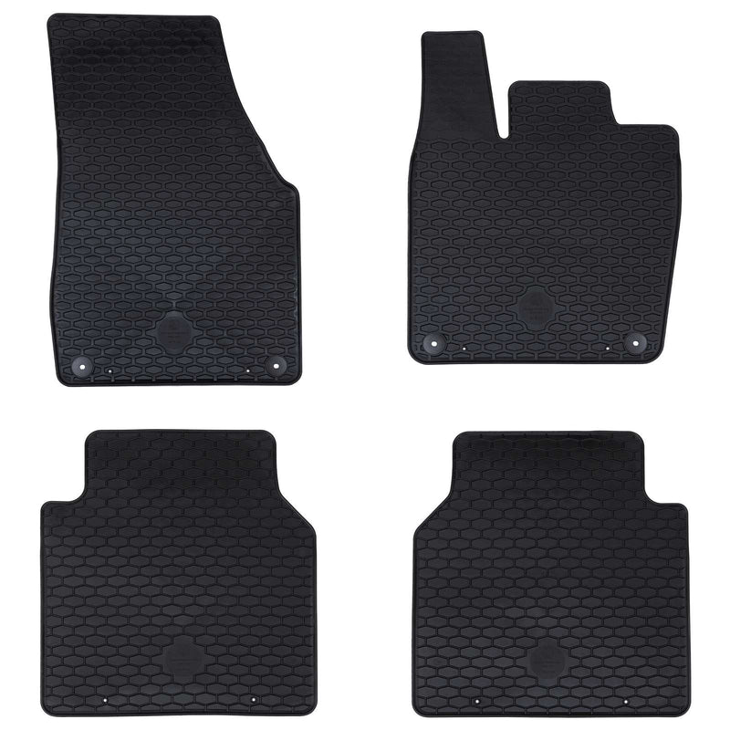Load image into Gallery viewer, Vidaxl autobodemmat 4 pcs zwart geschikt voor vw id.7 tpe
