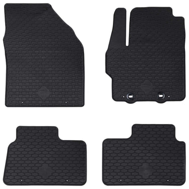 Vidaxl autobodemmat 4 pcs zwart geschikt voor toyota aygo x tpe