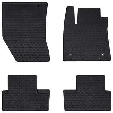 Vidaxl autobodemmat 4 pcs zwart geschikt voor renault megane iv tpe