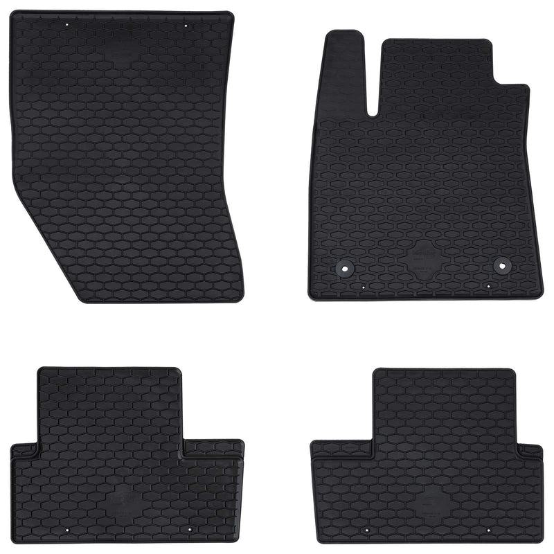 Load image into Gallery viewer, Vidaxl autobodemmat 4 pcs zwart geschikt voor renault megane iv tpe
