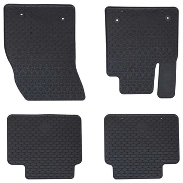 Vidaxl autobodemmat 4 pcs zwart geschikt voor ford focus 4d aft.