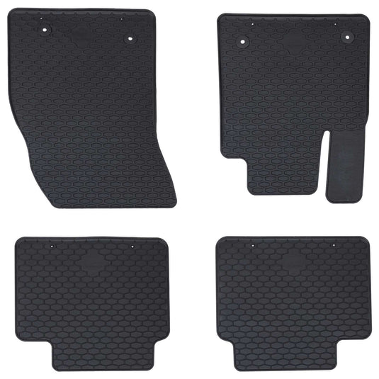 Vidaxl autobodemmat 4 pcs zwart geschikt voor ford focus 4d aft.