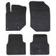 Vidaxl autobodemmat 4 pcs zwart geschikt voor c4 , c4x , 2008 tpe