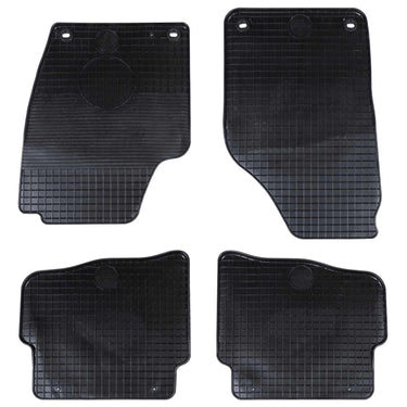 Vidaxl autobodemmat 4 pcs zwart geschikt voor vw polo 10 01-09 ns