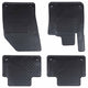 Vidaxl autobodemmat 4 pcs zwart geschikt voor volvo s60 v60 4d aft