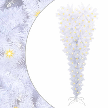 Vidaxl kunstkerstboom met 150 led wit 120 cm pvc en staal