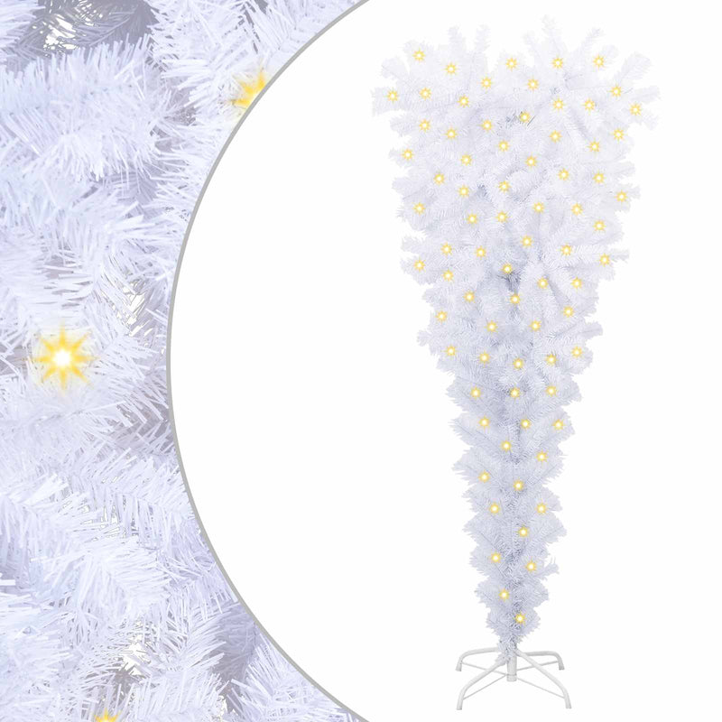 Load image into Gallery viewer, Vidaxl kunstkerstboom met 150 led wit 120 cm pvc en staal
