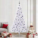 Vidaxl kunstkerstboom met 300 led wit 240 cm pvc en staal