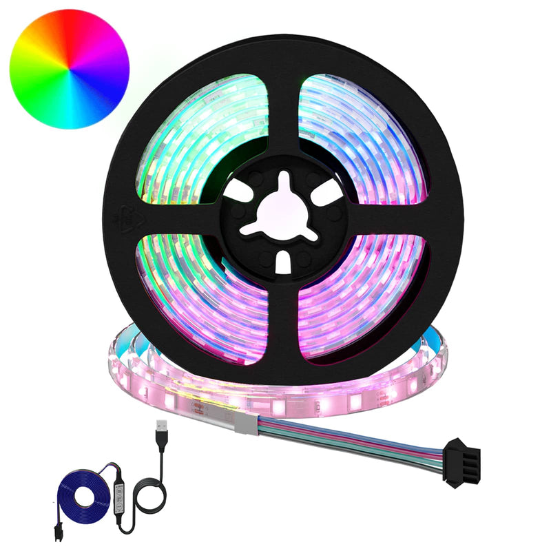 Load image into Gallery viewer, Vidaxl led-strip 2 pcs zwart en transparant 1700 mm koper en kunststof
