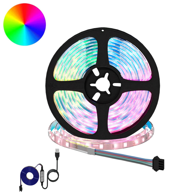 Load image into Gallery viewer, Vidaxl led-strip 2 pcs zwart en transparant 2300 mm koper en kunststof
