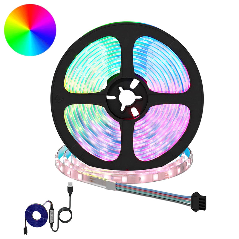 Load image into Gallery viewer, Vidaxl led-strip 2 pcs zwart en transparant 5500 mm koper en kunststof
