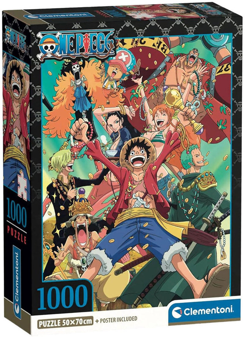 Load image into Gallery viewer, Clementoni legpuzzel one piece luffy - 1000st.

