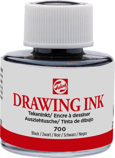 Talens watervaste tekeninkt zwart 11 ml