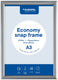 Europel economy kliklijst – posterlijst – a3 – 42 x 29,7 cm – 25mm – aluminium – zilver