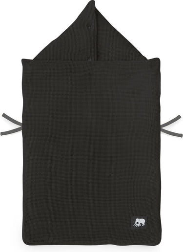 Deryan - voetenzak voor autostoel kinderwagen - footmuff maxi cosi, kinderwagen of autostoel - zwart