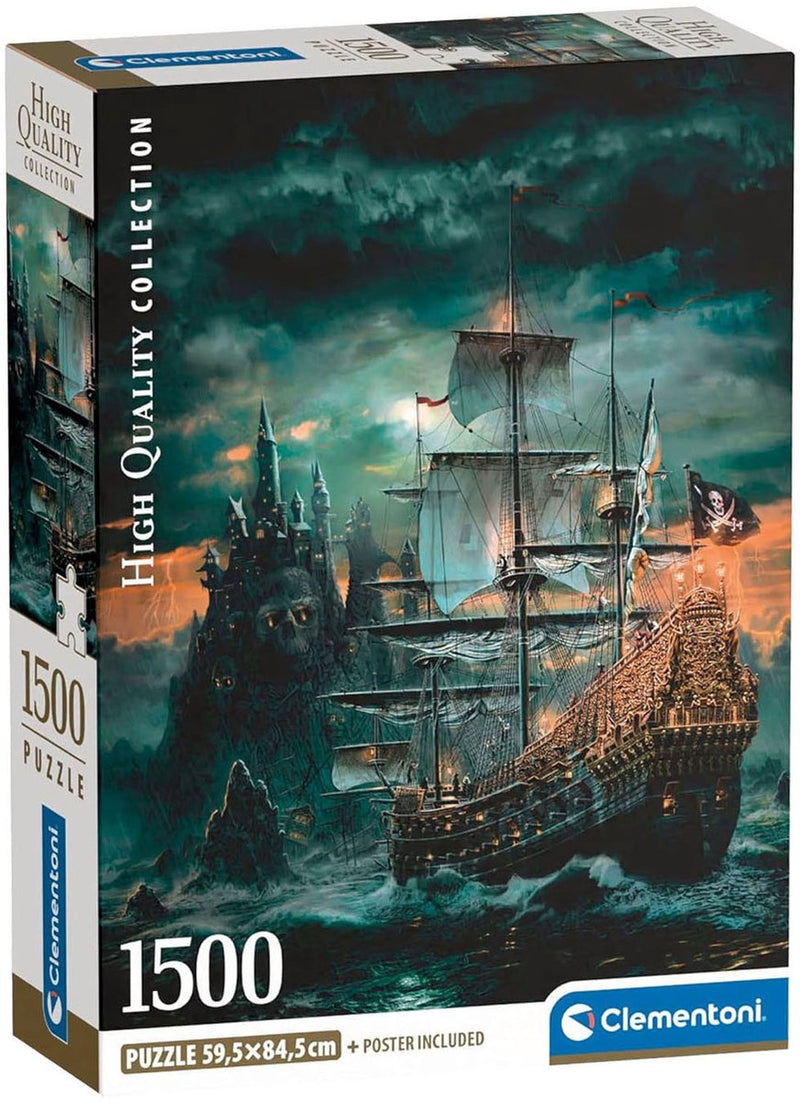 Load image into Gallery viewer, Clementoni legpuzzel het piratenschip - 1500st.
