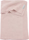 Meyco baby mini knots ledikant deken - soft pink - 100x150cm - 1.0 tog