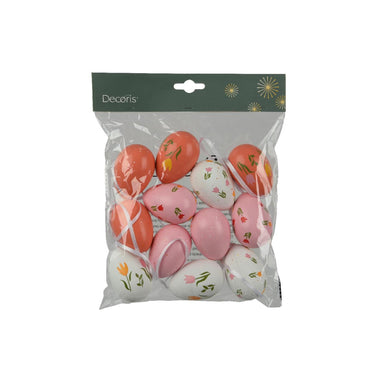 Decoris hangdecoratie paasei polystyreen 6ã˜4xh6cm assorti