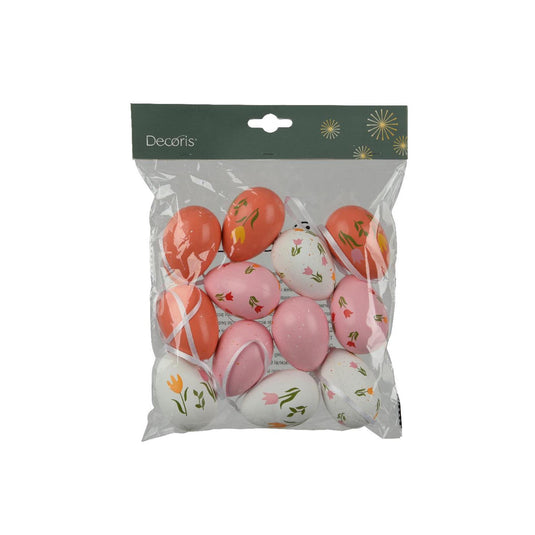 Decoris hangdecoratie paasei polystyreen 6ã˜4xh6cm assorti