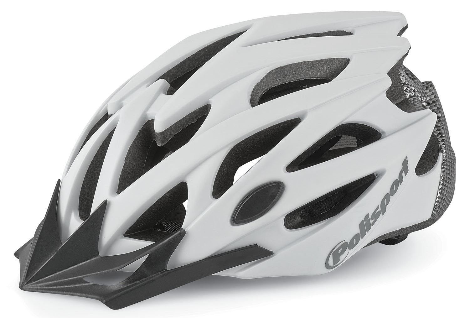 cycling helmet twig unisex 55/58 cm easy-lock white/carbon