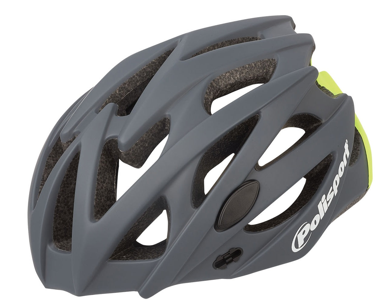 polisport twig bicycle helmet m 55-58cm black/grey