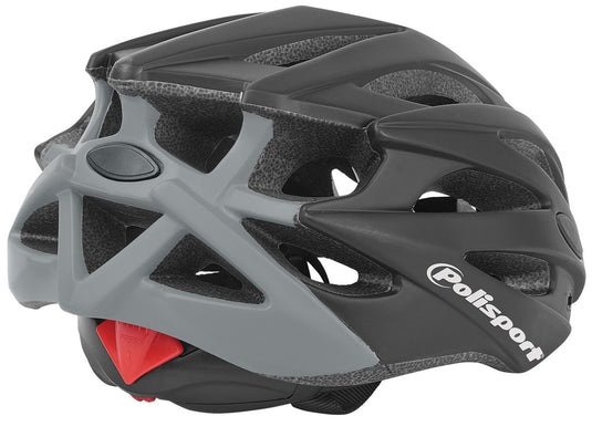 Polisport twig fietshelm l 58-61cm zwart grijs