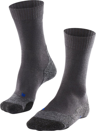 Falke tk2 cool wandelsokken anti blaren, medium padding functioneel garen sportsokken dames grijs - maat 35-36