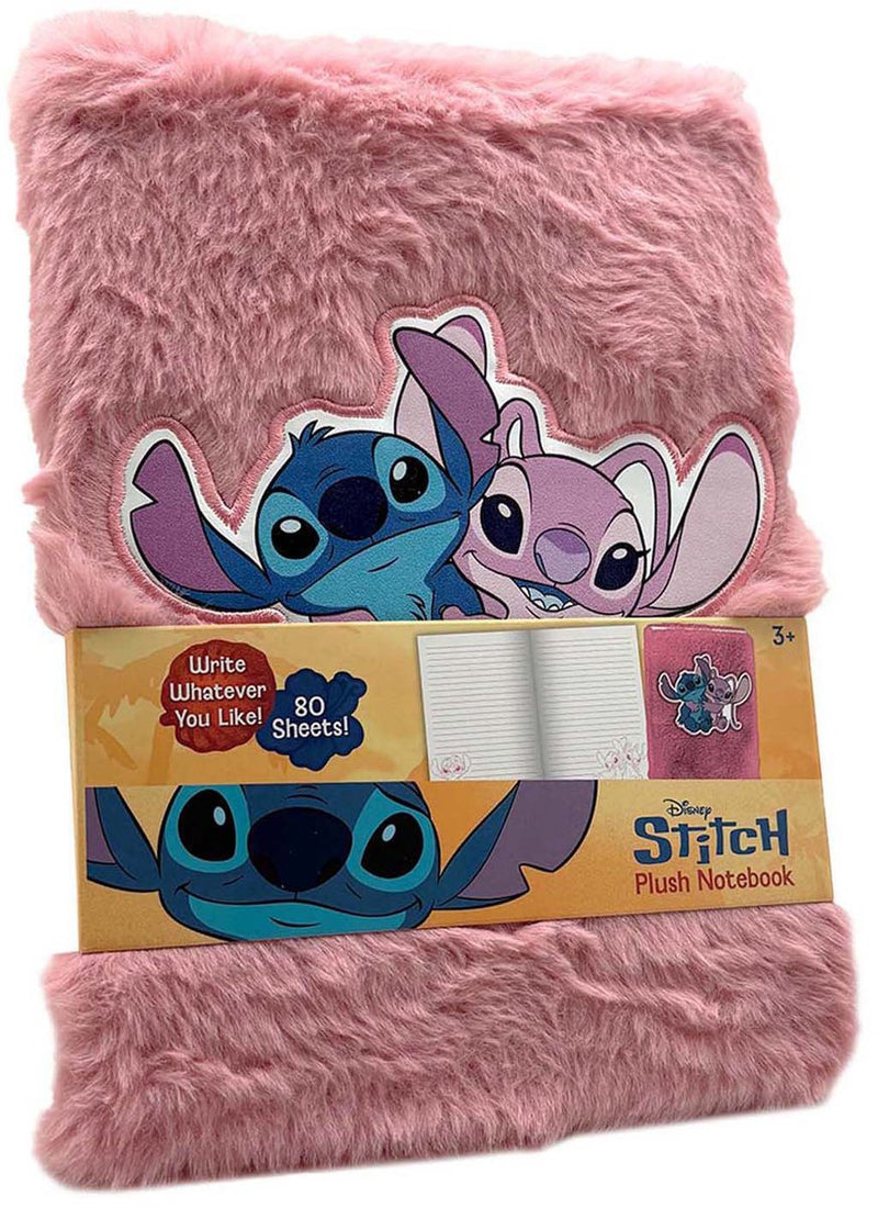 Load image into Gallery viewer, Merkloos sans marque stitch pluche notitieboek stitch angel.
