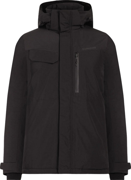 Didriksons stefan usx jkt heren outdoorjas - black xl