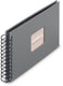 Hama spiraal fotoalbum - fine art - 24x17 - 50 pagina's - steengrijs