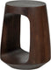Woood bayo bijzettafel - mangohout - bruin walnoot - 45x33x33