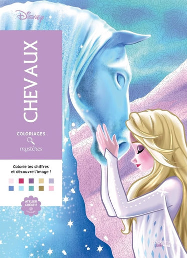 Hachette heroes atelier créatif disney coloriages mystères coloriages mysteres disney - chevaux - hachette - kleuren op nummer kleurboek voor volwassenen