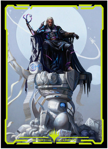 Ultrapro ultra pro - magic: the gathering - edge of eternities - tezzeret; cruel captain 100 standard sized card sleeves pack in clear box (63 x 89 mm) - uk