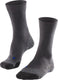 Falke tk2 cool anti-blaar dik lyocell functioneel materiaal wandelsokken dames grijs - maat 41-42