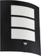Eglo city wandlamp buiten - bewegingssensor - e27 - 26 cm - zwart wit