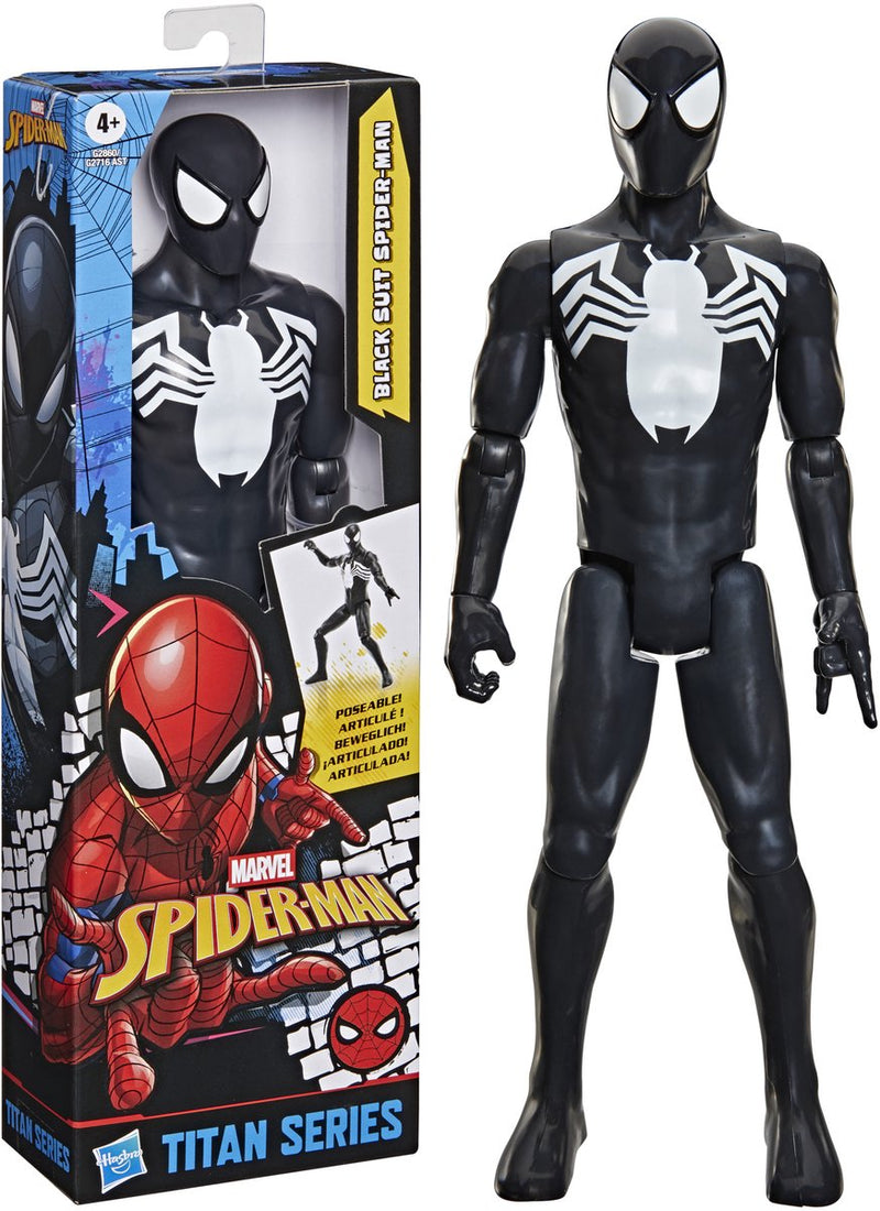 Load image into Gallery viewer, Marvel spiderman titan series spiderman symbiote speelfiguur
