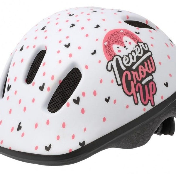 polissport helmet children's hoggy xxs matt white/pink 44-48cm