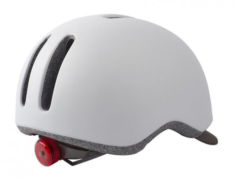 polissport helmet commuter matt white/grey l 58-61cm